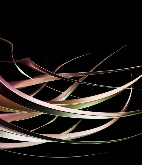 Abstract glowing lines representing internal balance and graceful movement control